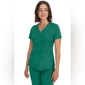 Healing Hands Scrub Set Hunter Green